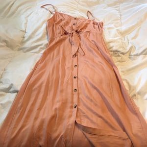 NWT peach colored dress